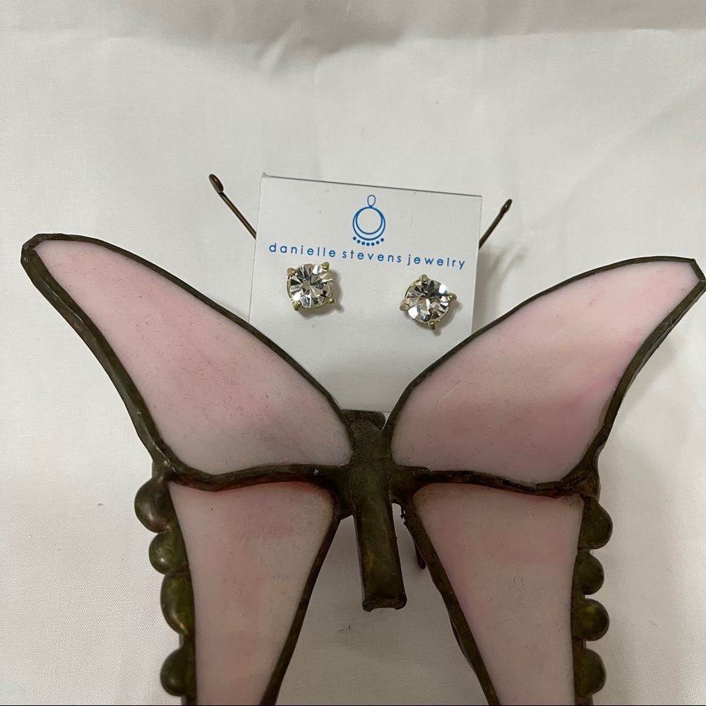 Danielle Stevens Square Stud Earrings - image 2